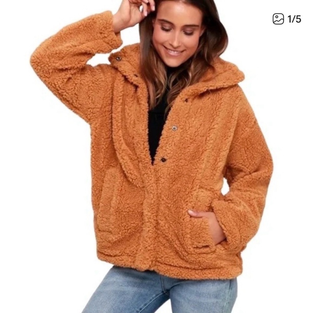 Billabong Women's Sherpa Teddy Bear Jacket - Picture 2 of 8